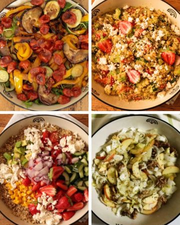 4 of 6 easy salad ideas